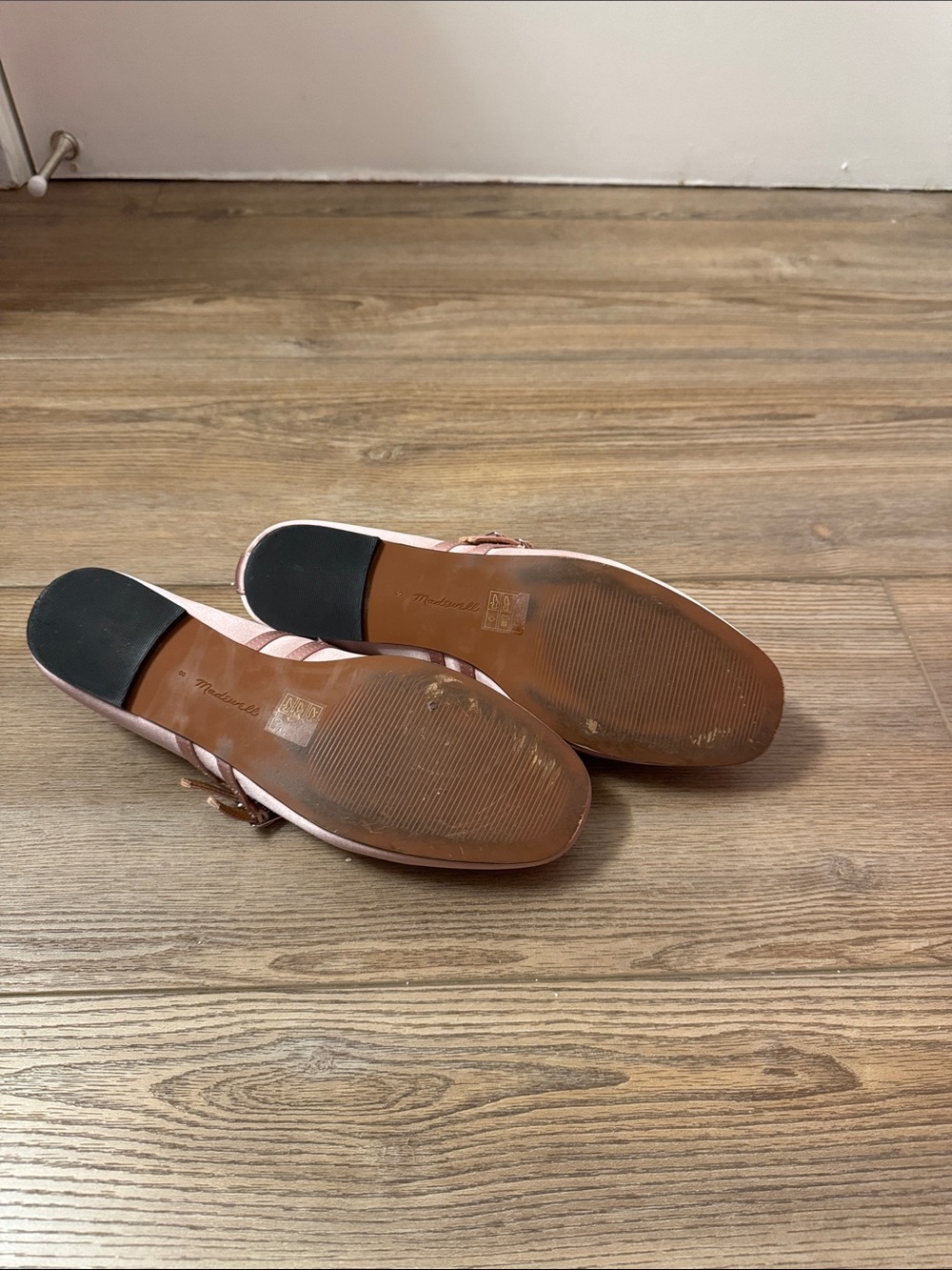 Madewell Women’s Pink Ballet Flats with Double Straps - Picture 6 of 6